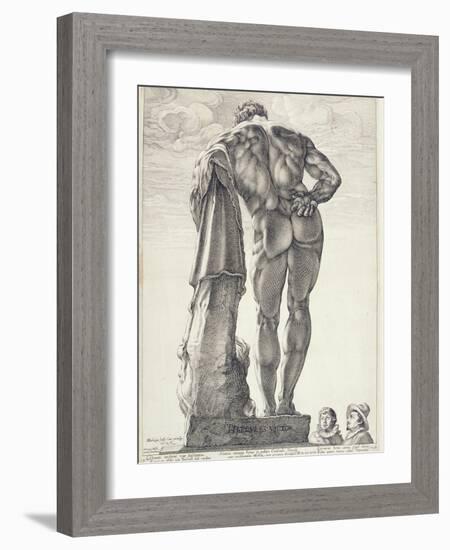 The Farnese Hercules, 1592-Hendrik Goltzius-Framed Giclee Print