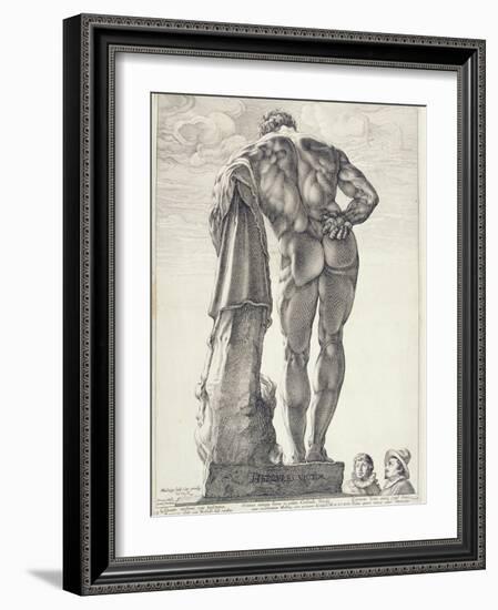 The Farnese Hercules, 1592-Hendrik Goltzius-Framed Giclee Print