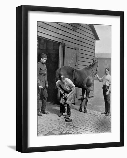 The Farrier-Major of the Royal Horse Guard, 1896-Gregory & Co-Framed Giclee Print