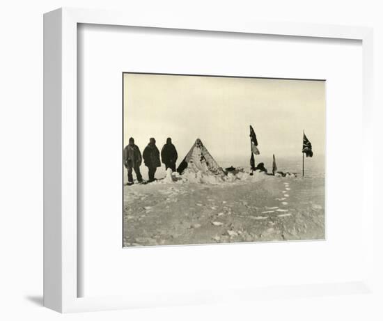 'The Farthest South Camp After Sixty Hours' Blizzard', February 1909-Unknown-Framed Photographic Print