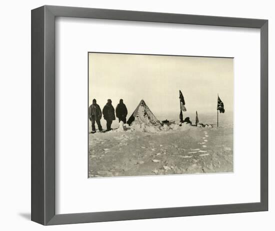 'The Farthest South Camp After Sixty Hours' Blizzard', February 1909-Unknown-Framed Photographic Print