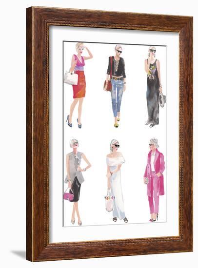 The Fashion Pack-Sandra Jacobs-Framed Giclee Print