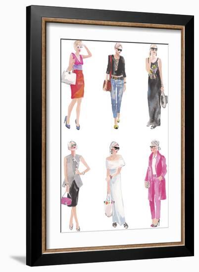 The Fashion Pack-Sandra Jacobs-Framed Giclee Print