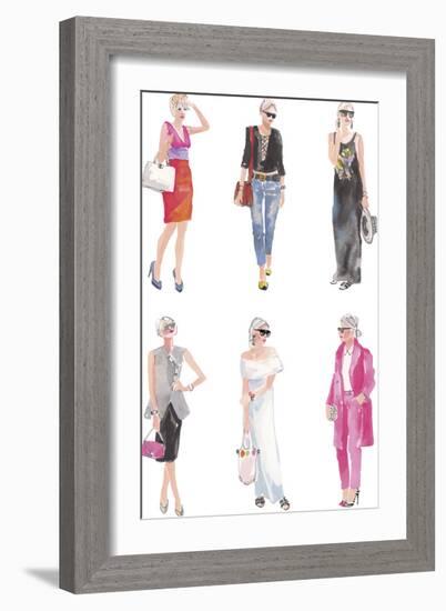 The Fashion Pack-Sandra Jacobs-Framed Giclee Print