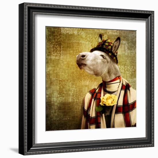 The Fashion Victim-Martine Roch-Framed Art Print