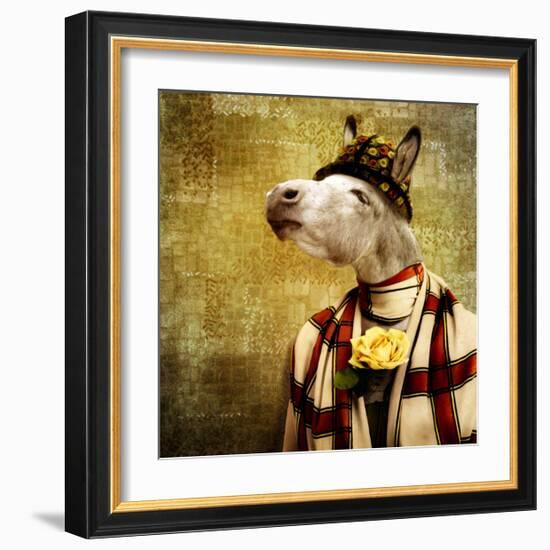 The Fashion Victim-Martine Roch-Framed Art Print