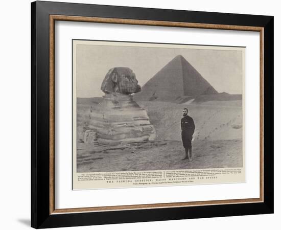 The Fashoda Question, Major Marchand and the Sphinx-null-Framed Giclee Print