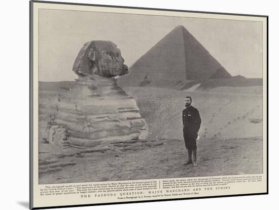 The Fashoda Question, Major Marchand and the Sphinx-null-Mounted Giclee Print