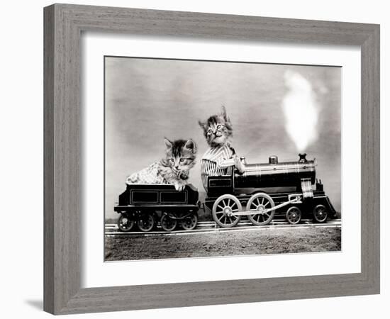 The Fast Express, 1914-Science Source-Framed Giclee Print