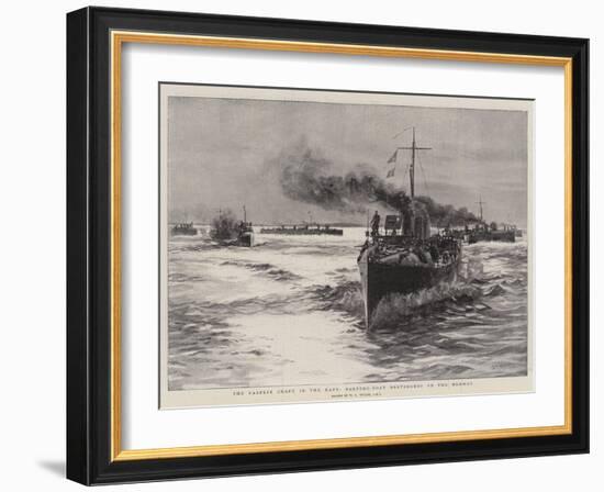 The Fastest Craft in the Navy, Torpedo-Boat Destroyers on the Medway-William Lionel Wyllie-Framed Giclee Print