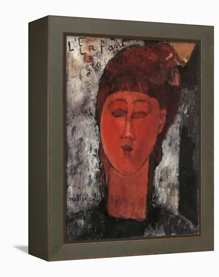 The Fat Child, 1915-Amedeo Modigliani-Framed Premier Image Canvas