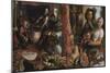 The Fat Kitchen, an Allegory, 1565-75-Pieter Aertsen-Mounted Giclee Print