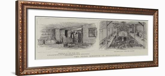 The Fatal Disaster in Spitalfields-null-Framed Giclee Print