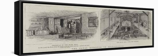 The Fatal Disaster in Spitalfields-null-Framed Premier Image Canvas