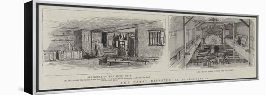 The Fatal Disaster in Spitalfields-null-Framed Premier Image Canvas