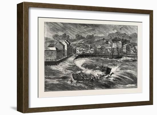 The Fatal Ferry-Boat Accident in Youghal Harbour, County Cork, 1876, Ireland, Europe, European-null-Framed Giclee Print