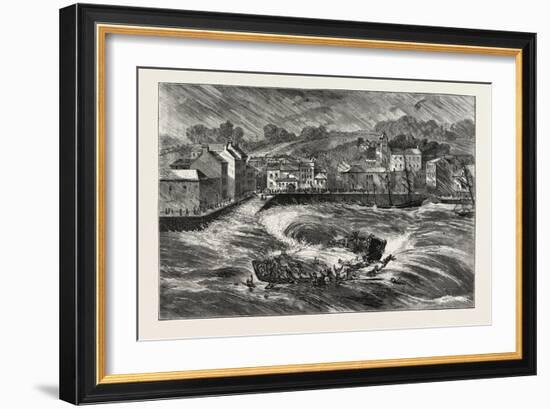 The Fatal Ferry-Boat Accident in Youghal Harbour, County Cork, 1876, Ireland, Europe, European-null-Framed Giclee Print