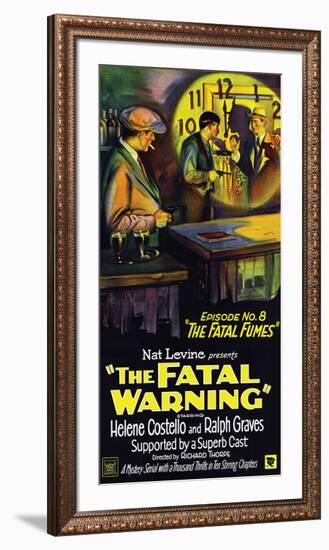 The Fatal Warning - 1929-null-Framed Giclee Print