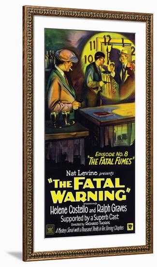 The Fatal Warning - 1929-null-Framed Giclee Print