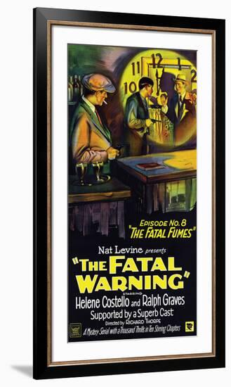 The Fatal Warning - 1929-null-Framed Giclee Print