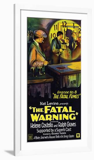 The Fatal Warning - 1929-null-Framed Giclee Print