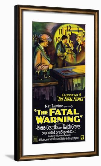 The Fatal Warning - 1929-null-Framed Giclee Print