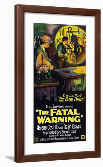 The Fatal Warning - 1929-null-Framed Giclee Print