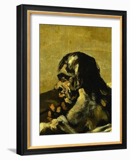 The Fates (Atropos), Detail-Francisco de Goya-Framed Giclee Print