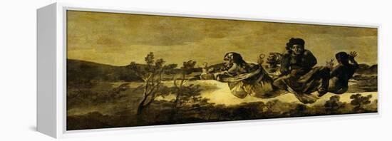 The Fates (Atropos), One of the Black Paintings from the Quinta Del Sordo, Goya's House, 1819-1823-Francisco de Goya-Framed Premier Image Canvas