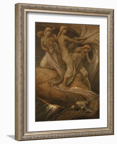 The Fates Gathering in the Stars-Jean-Baptiste-Camille Corot-Framed Giclee Print