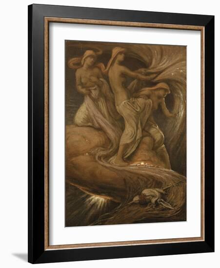 The Fates Gathering in the Stars-Jean-Baptiste-Camille Corot-Framed Giclee Print