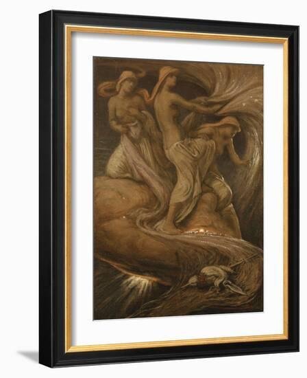 The Fates Gathering in the Stars-Jean-Baptiste-Camille Corot-Framed Giclee Print