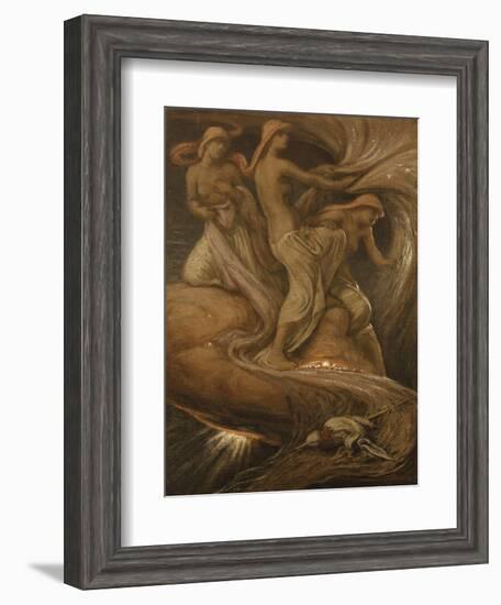 The Fates Gathering in the Stars-Jean-Baptiste-Camille Corot-Framed Giclee Print