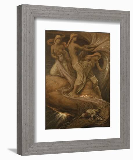 The Fates Gathering in the Stars-Jean-Baptiste-Camille Corot-Framed Giclee Print