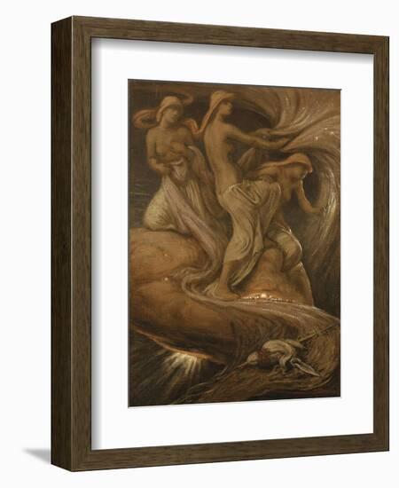 The Fates Gathering in the Stars-Jean-Baptiste-Camille Corot-Framed Giclee Print