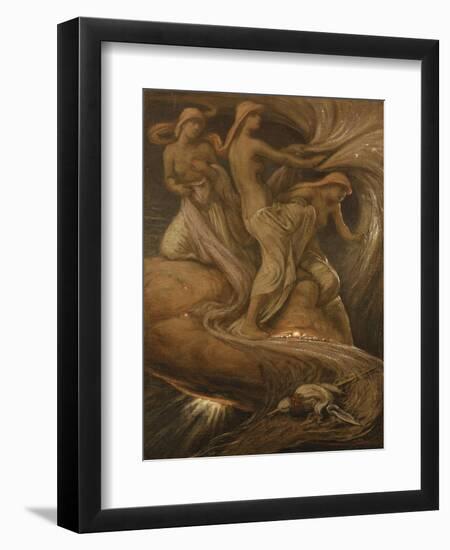 The Fates Gathering in the Stars-Jean-Baptiste-Camille Corot-Framed Giclee Print