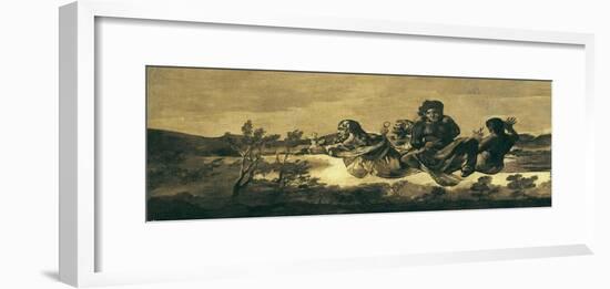 The Fates-Francisco de Goya-Framed Art Print