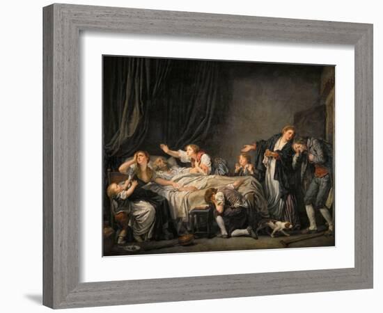 The Father's Curse: the Son Punished-Jean-Baptiste Greuze-Framed Giclee Print