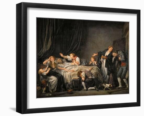 The Father's Curse: the Son Punished-Jean-Baptiste Greuze-Framed Giclee Print