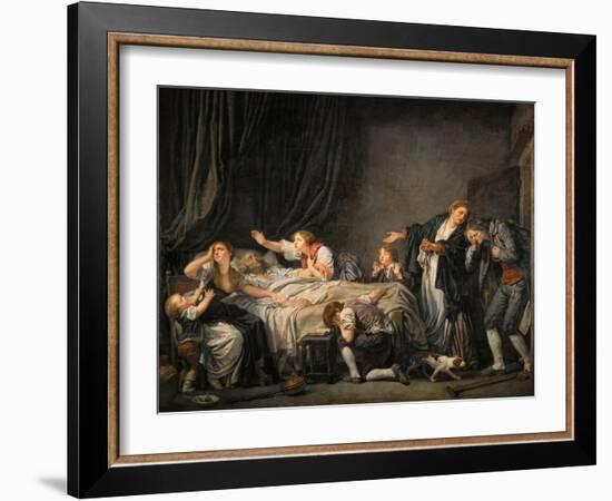 The Father's Curse: the Son Punished-Jean-Baptiste Greuze-Framed Giclee Print