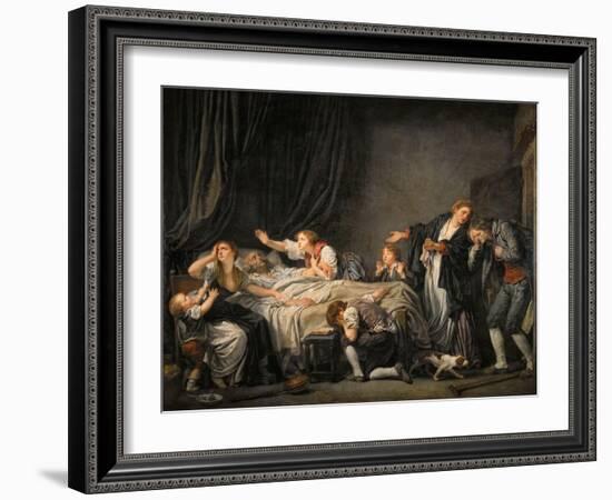 The Father's Curse: the Son Punished-Jean-Baptiste Greuze-Framed Giclee Print