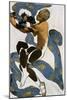 The Faun (Nijinsk), Costume Design for the Ballets Russes, 1912-Leon Bakst-Mounted Giclee Print