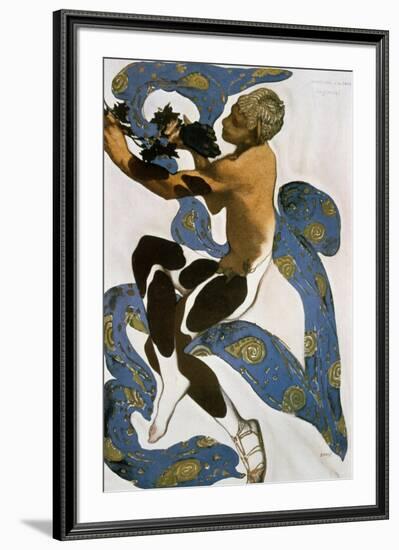 The Faun (Nijinsk), Costume Design for the Ballets Russes, 1912-Leon Bakst-Framed Giclee Print