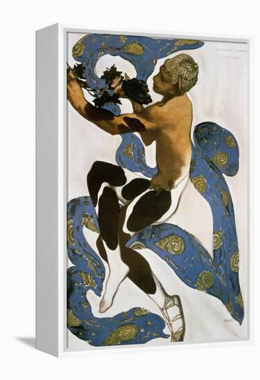 The Faun (Nijinsk), Costume Design for the Ballets Russes, 1912-Leon Bakst-Framed Premier Image Canvas