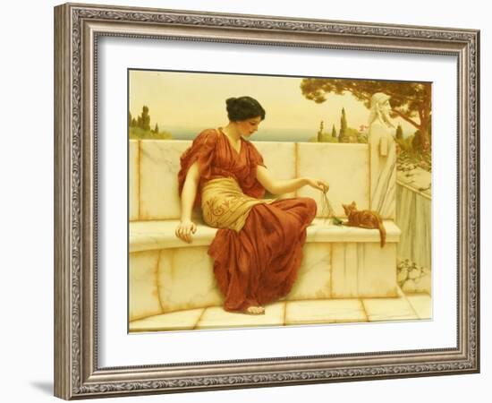 The Favourite, 1901-John William Godward-Framed Giclee Print