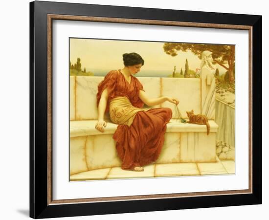 The Favourite, 1901-John William Godward-Framed Giclee Print