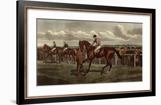 The Favourite: Before the Race-E.A.S. Douglas-Framed Art Print
