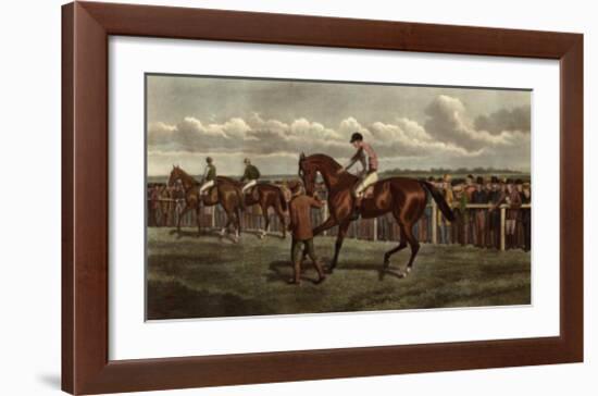 The Favourite: Before the Race-E.A.S. Douglas-Framed Art Print
