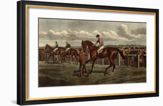 The Favourite: Before the Race-E.A.S. Douglas-Framed Art Print