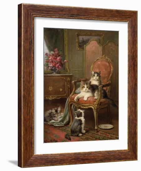 The Favourite Chair-Leon-charles Huber-Framed Giclee Print